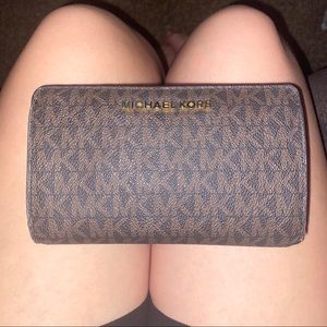 Michael Kors Brown Logo Wallet